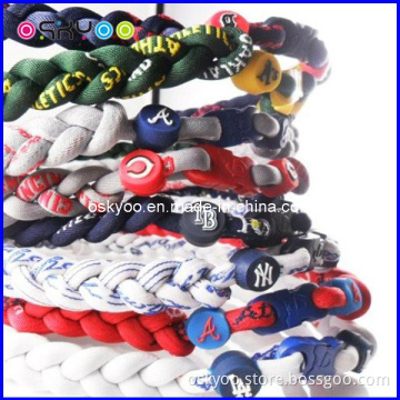 Baseball Player Titanium Twisted Tornado Sport Necklace (P068)